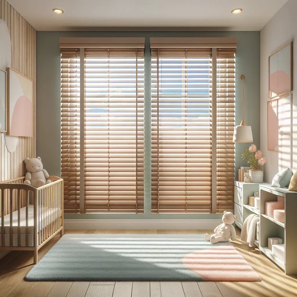 Cordless Faux Wood Blinds