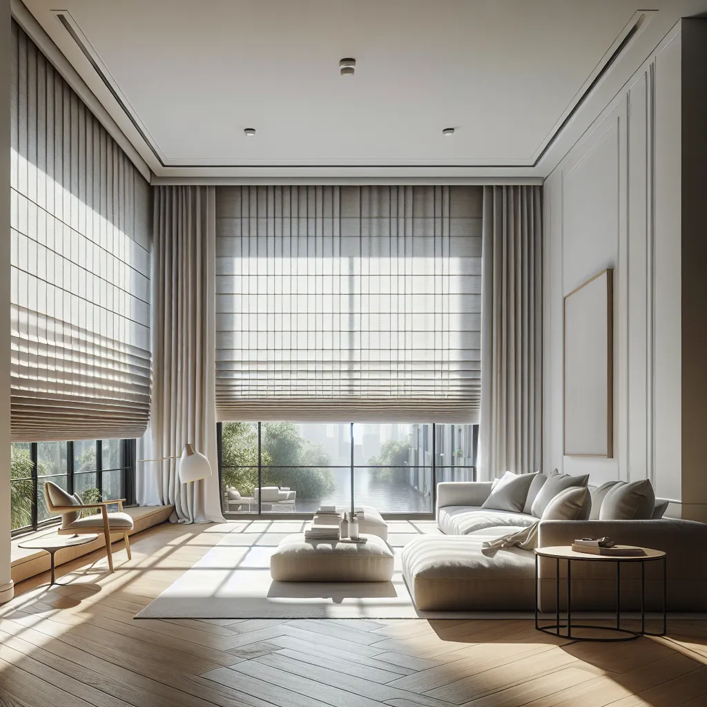 Classic Flat Roman Shades
